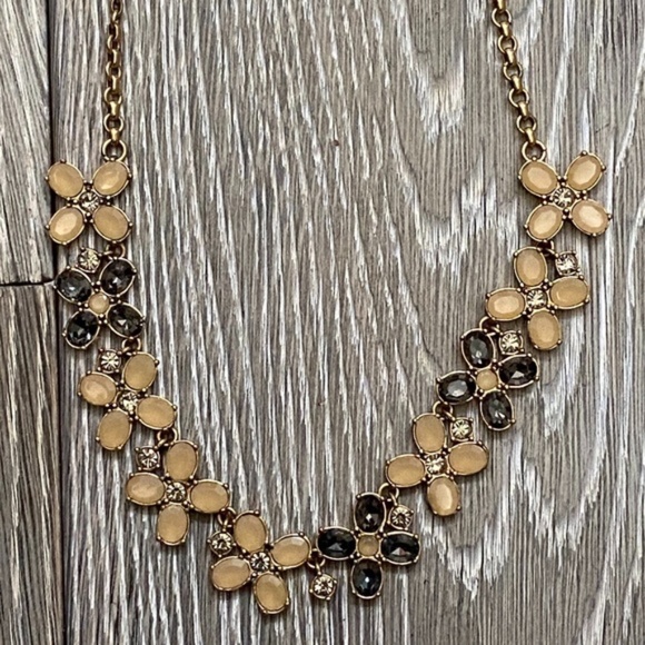 J. Crew Crystal Flower Necklace - Picture 13 of 13
